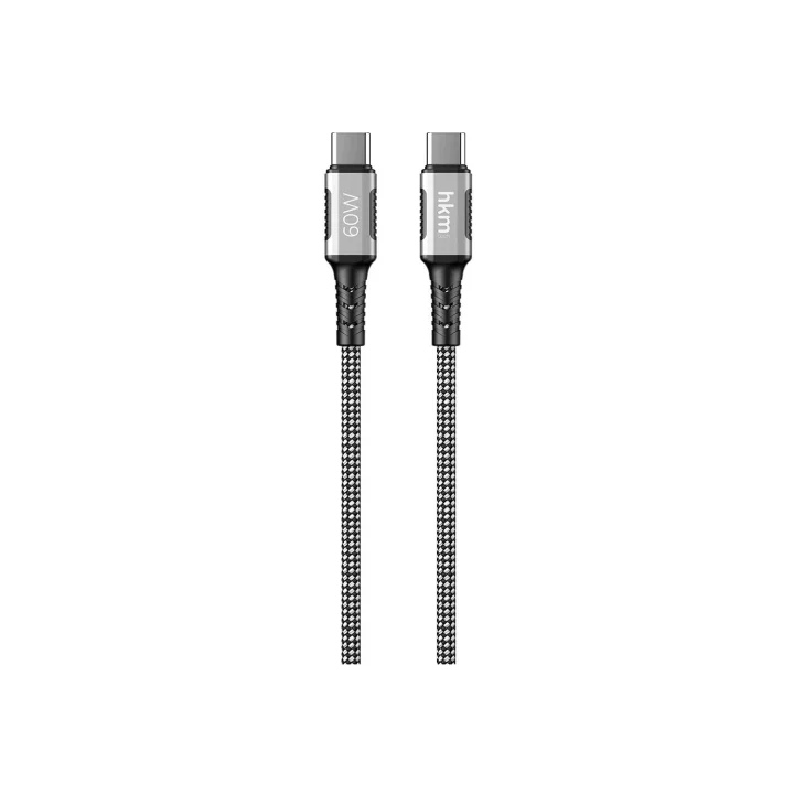DYNAMIC 60W hızlı şarj, Mıknatıslı, Type-C to Type-C Şarj ve Data Aktarım Kablosu, 1 metre, Siyah