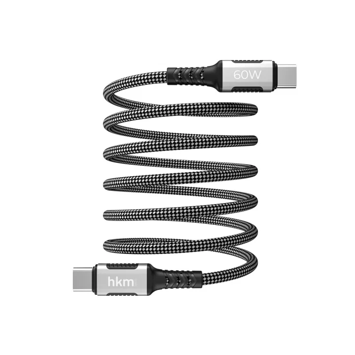 DYNAMIC 60W hızlı şarj, Mıknatıslı, Type-C to Type-C Şarj ve Data Aktarım Kablosu, 1 metre, Siyah