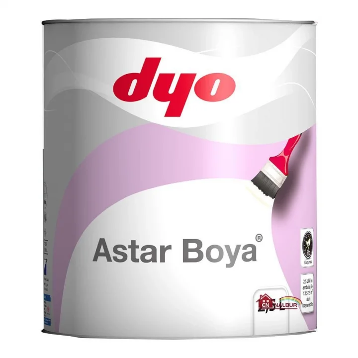 Mey İthalat® DYO Sentetik Astar Boya 0,75 Litre Beyaz