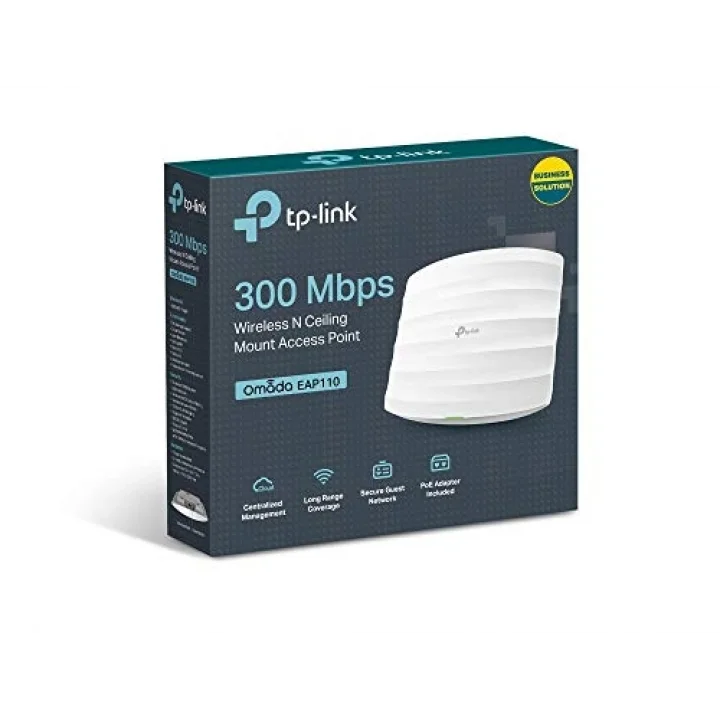 EAP110, 300Mbps Wireless N Tavan Montajlı Merkezi Wi-Fi yönetimli Access Point
