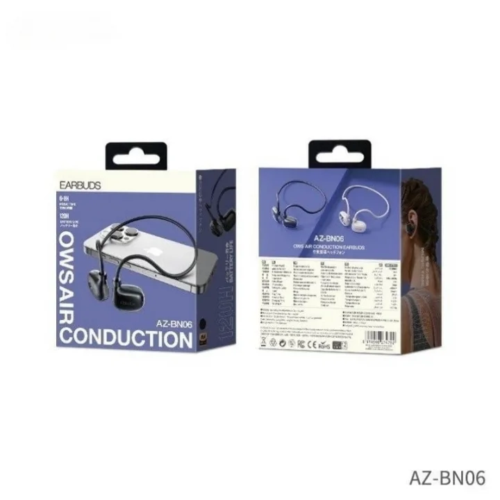 Earbuds Bluetooth Kulaklık AZ-BN06 (2 Farklı Renk) (pudra)