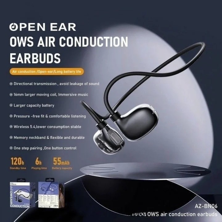 Earbuds Bluetooth Kulaklık AZ-BN06 (2 Farklı Renk) (pudra)