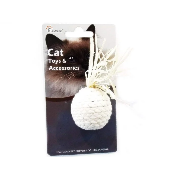Eastland Düğümlü İp Kedi Oyuncağı, 4.5 Cm Çap