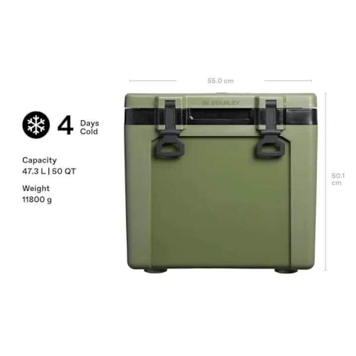 Easy Carry Tekerlekli Kamp Buzluğu 47.3 Litre - Haki (Dried Pine)