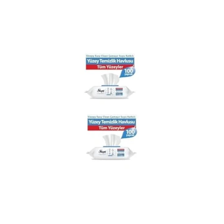 Easy Clean Çamaşır Suyu Katkılı Yüzey Temizlik Havlusu 2X100 (200 Yaprak)