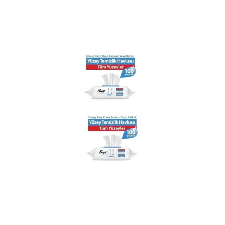 Easy Clean Çamaşır Suyu Katkılı Yüzey Temizlik Havlusu 2X100 (200 Yaprak)