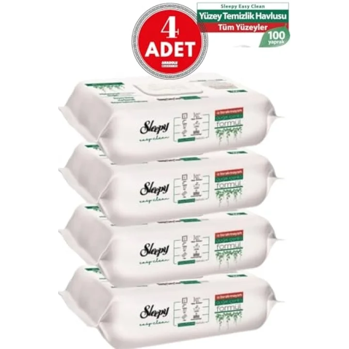 Easy Clean Yüzey Temizlik Havlusu 100 lü x 4 Adet