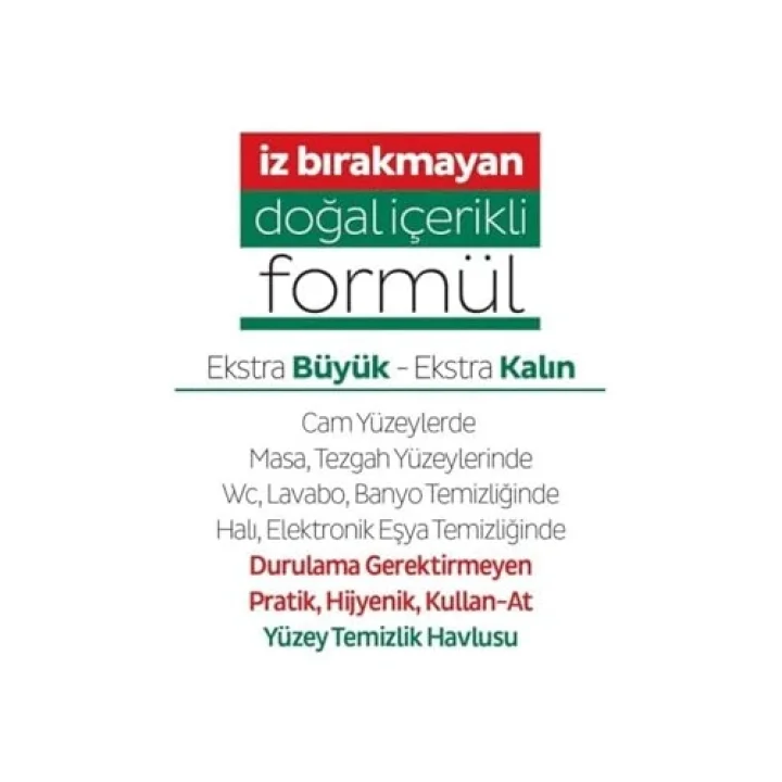 Easy Clean Yüzey Temizlik Havlusu 100 x 4