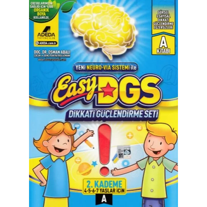 EASY Dikkati Güçlendirme Seti 4-7 yaş A Kitapçığı