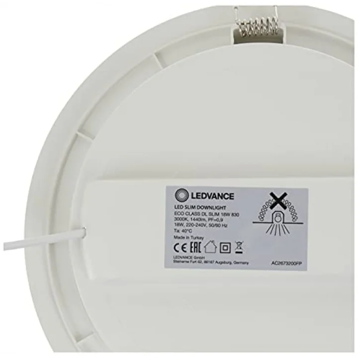 ECO DL SLIM 225 18W830 WT 10X1 TR LEDV