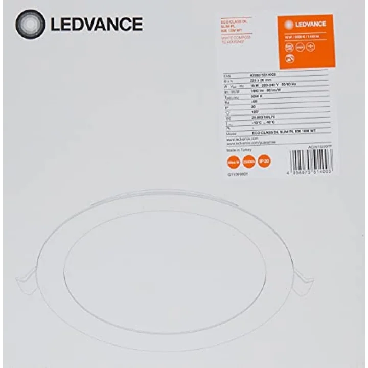 ECO DL SLIM 225 18W830 WT 10X1 TR LEDV