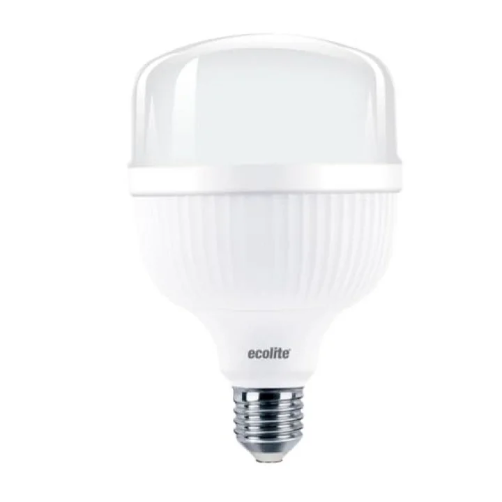 Ecolite 36W LED Ampul – 200W Eşdeğeri | E27 Duy, 3000K Sarı Işık, 3800 Lümen | Enerji Tasarruflu Jumbo LED Ampul | AC 220V, 166x115mm