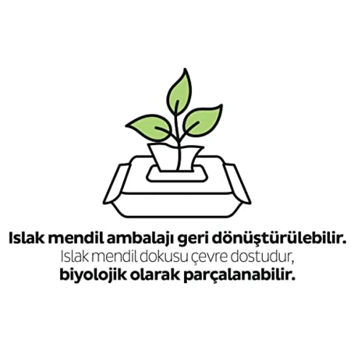 Ecologic Yenidoğan Islak Bebek Bakım Havlusu 12 x 40 (480 Yaprak)