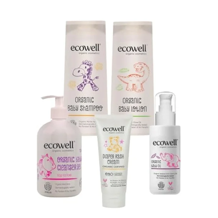 ECOWELL Organik Bebek Bakım Full Paket (5li Ürün)