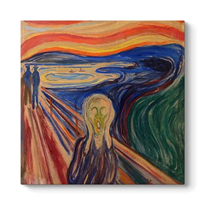 Edvard Munch - The Scream Çığlık Tablosu 100 x 100
