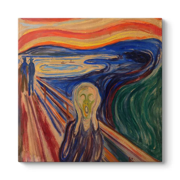 Edvard Munch - The Scream Çığlık Tablosu 100 x 100