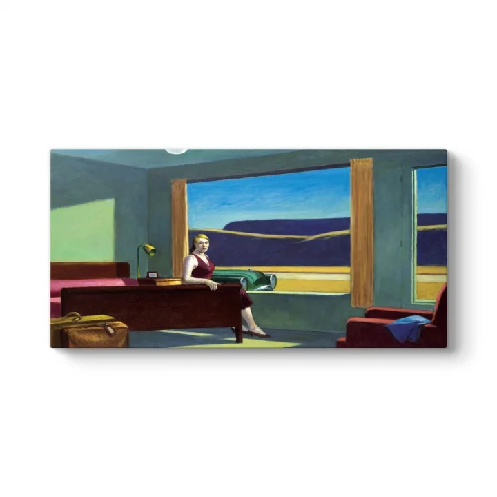 Edward Hopper - Western Motel Tablosu 80 x 40