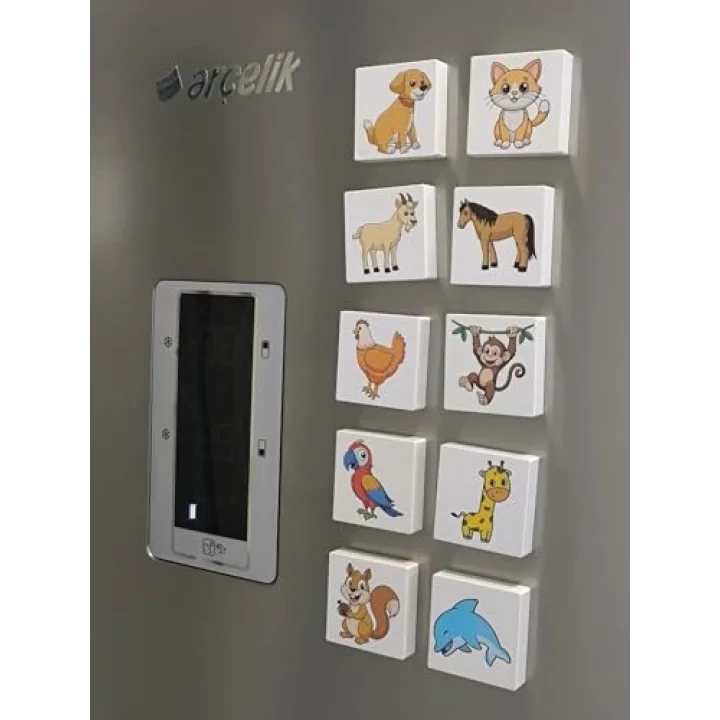 Efenin Hayvanat Bahçesi Seri-1 / Manyetik Blok- Magnet 20 Hayvan Figürü
