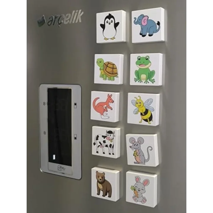 Efenin Hayvanat Bahçesi Seri-1 / Manyetik Blok- Magnet 20 Hayvan Figürü