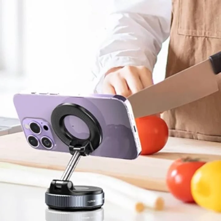 EFSANE TELEFON TUTUCU VE TELEFON STANDI KATLANABİLİR 360 DERECE HER YÖNE DÖNEBİLİR CAMA VEYA YÜZEYE KİLİTLENİR 5 KG TAŞIMA KAPASİTELİ ŞIK KALİTELİ METAL GÖVDE SAĞLAM VE ÇOK GÜÇLÜ ARAÇ TUTUCU