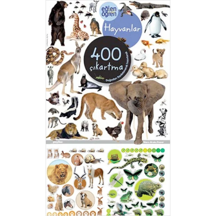 Eğlen Öğren - Hayvanlar 400 Çıkartma