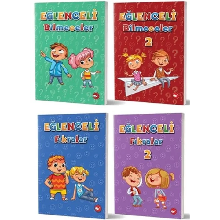 Eğlenceli Fıkralar ve Bilmeceler Seti (4 Kitap Takım)