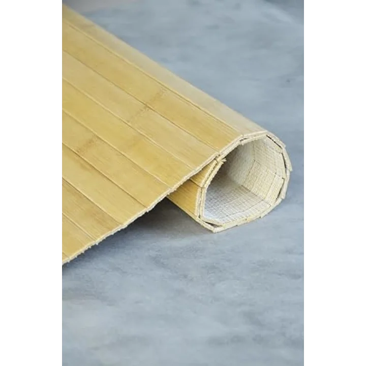 Eko Bath Serisi 50x80 cm Doğal Bambu Banyo Paspası