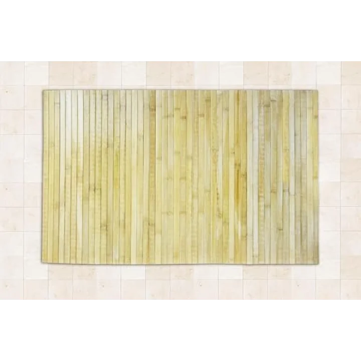 Eko Bath Serisi 50x80 cm Doğal Bambu Banyo Paspası
