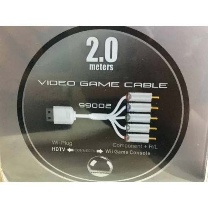 Ekstra Kaliteli 2 Metre Nintendo Wii Component Kablo 5 RCA