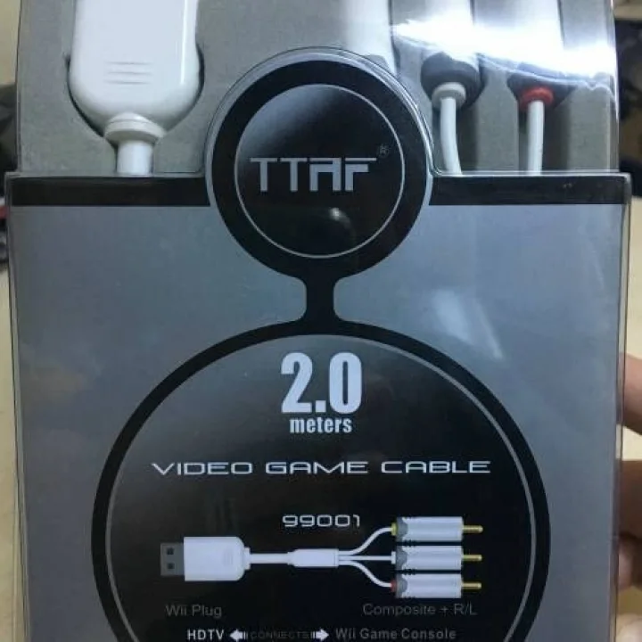 Ekstra Kaliteli 2 Metre Nintendo Wii RCA Kablo 3 RCA LALE