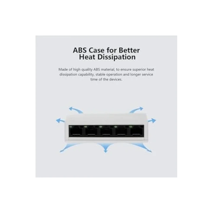EL-4 5 Port Switch 100Mbps Ethernet İnternet Dağıtıcı Ağ Hub Ev Ofis İçin