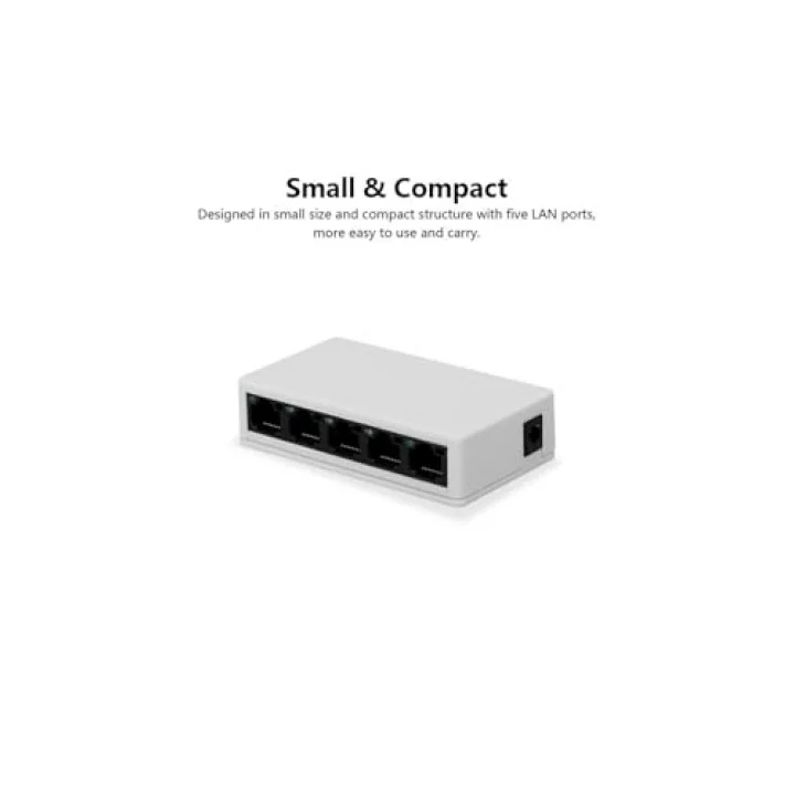 EL-4 5 Port Switch 100Mbps Ethernet İnternet Dağıtıcı Ağ Hub Ev Ofis İçin