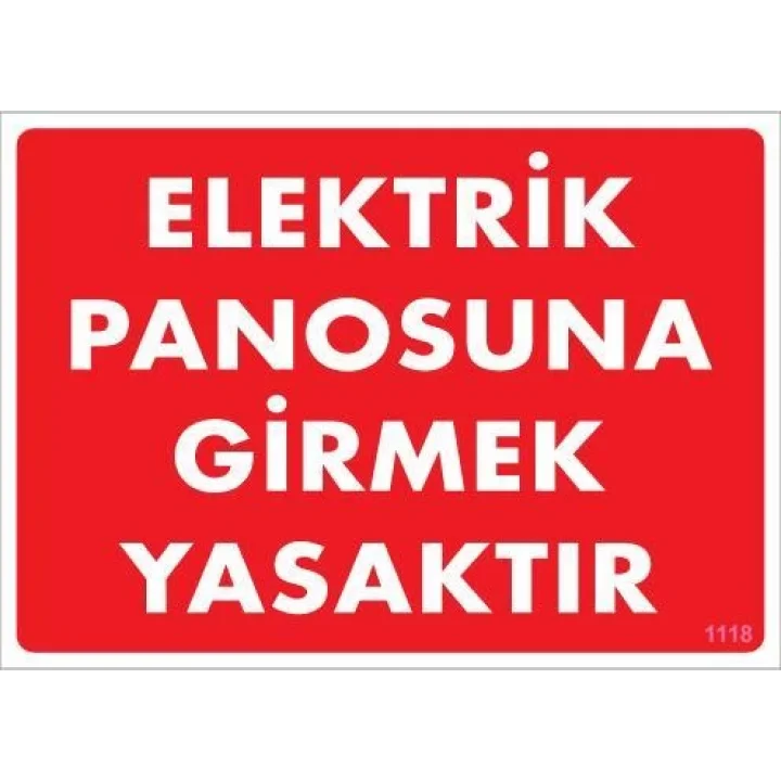Mey İthalat® Elektrik Panosu Levhası 25x35 KOD:1118