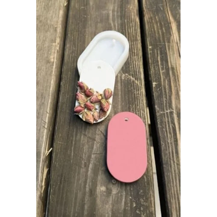 Elips Koku Tableti Silikon Mum Kalıbı