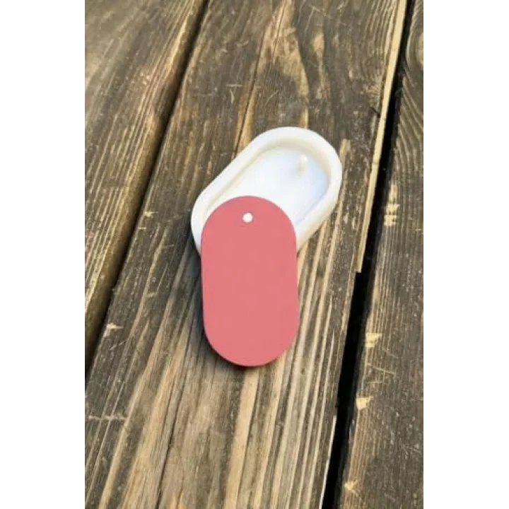 Elips Koku Tableti Silikon Mum Kalıbı
