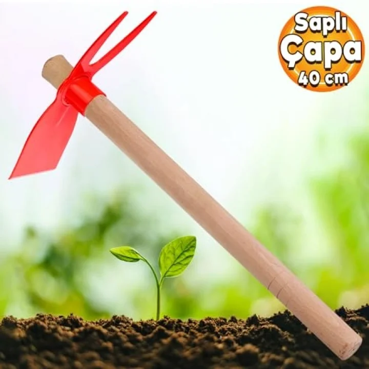 Eltos Ec002 Saplı Çatal Çapa Bahçe El Çapası 40 cm