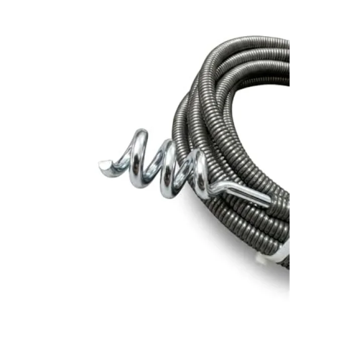 Eltos Profesyonel Çelik Kanal Açma Teli 13mm Spiral Kancalı Susta; Tuvalet, Klozet, Mutfak Evye, Banyo Gideri, Pimaş Boru ve Logar Tıkanıklığı Açıcı (10 Metre)