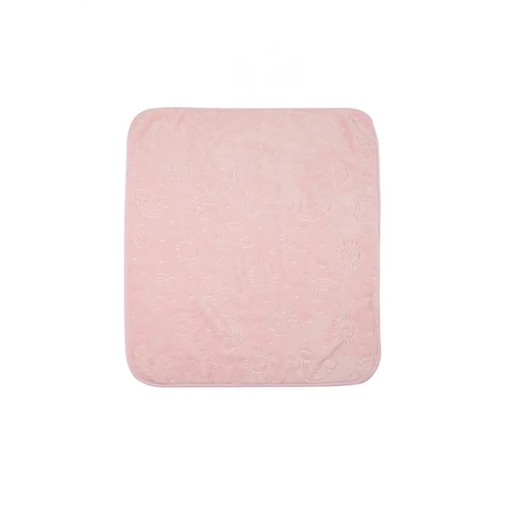 Embos Peluş Bebek Battaniyesi Pembe