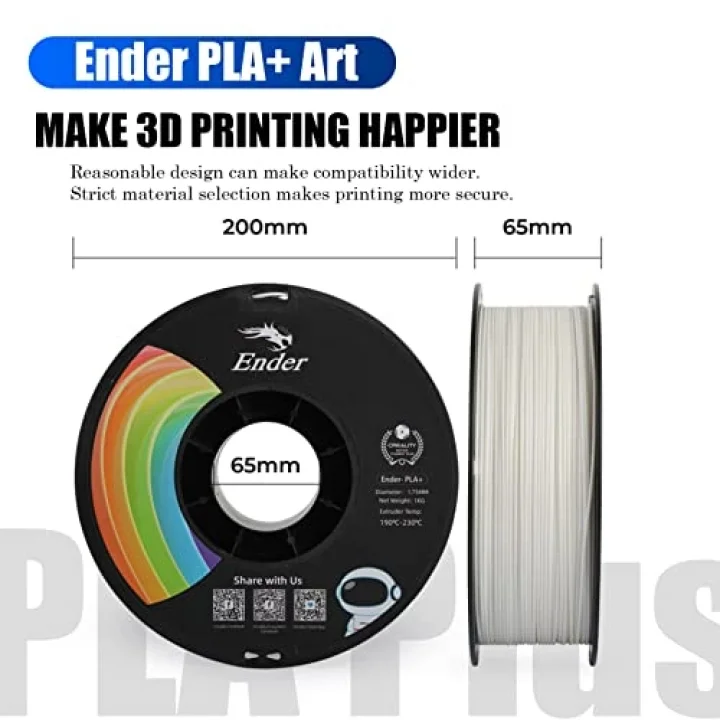 Ender PLA Plus 1.75 mm 1 kg Beyaz Filament