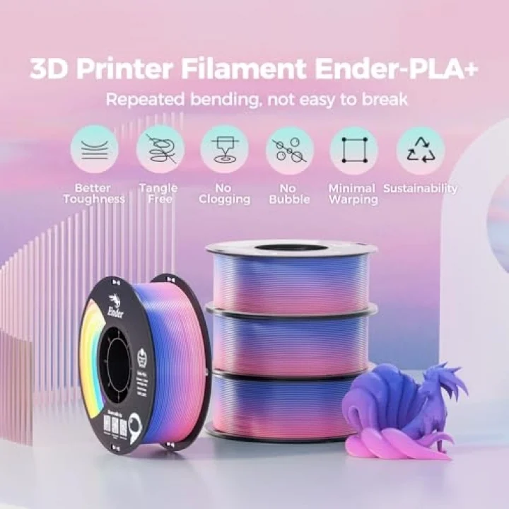 Ender PLA Plus 1.75 mm 1 kg Gökkuşağı Filament