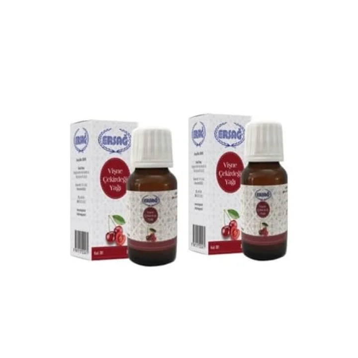 Ersağ Vişne Çekirdeği Yağı 30 Ml X2