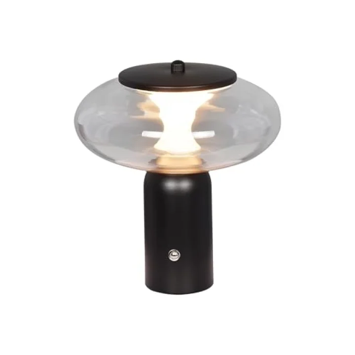 Erta 03 Siyah Şarjlı Masa Lambası 1X1.8W 3000K
