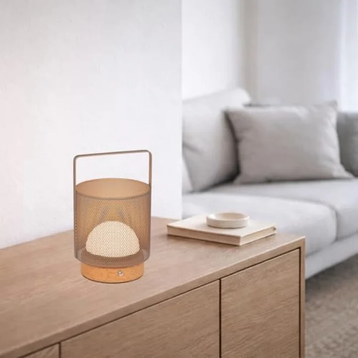 Erta 04 Kahve Şarjlı Masa Lambası 1X1.5W 4000K