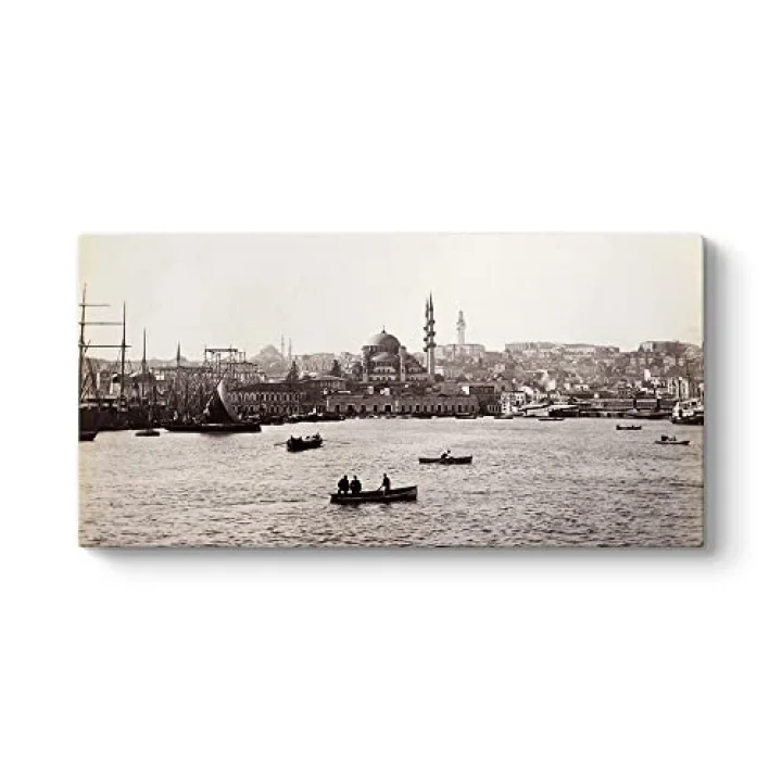 Eski İstanbul Denizi Tablosu 160 x 80