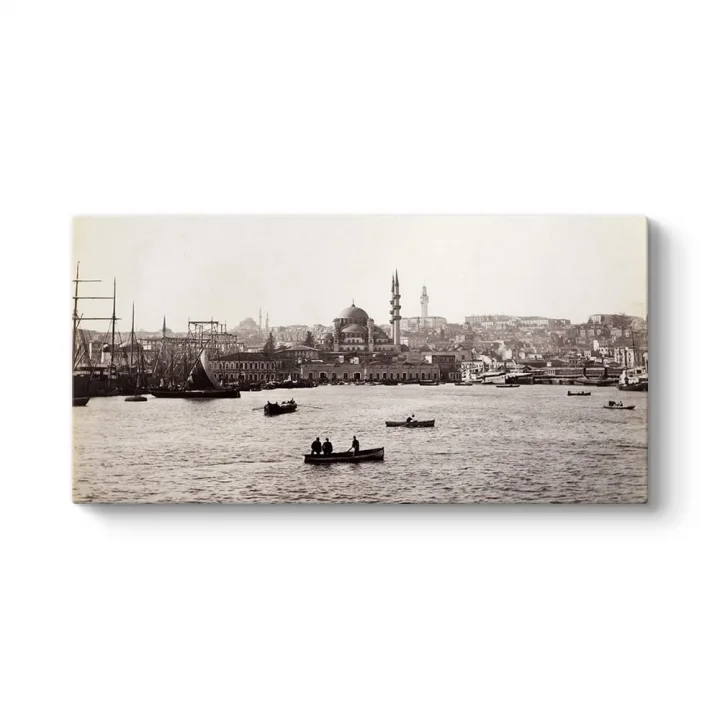 Eski İstanbul Denizi Tablosu 160 x 80