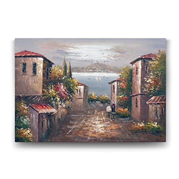 Eski İstanbul Sokakları Tablo - 90x60cm