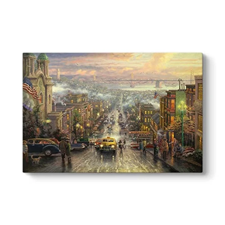 Eski San Francisco Tablosu 75 x 50
