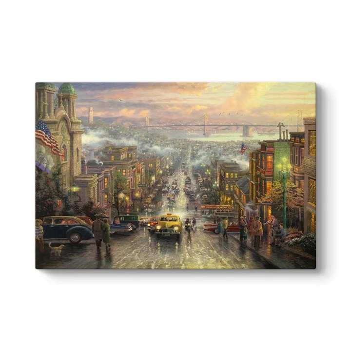 Eski San Francisco Tablosu 75 x 50
