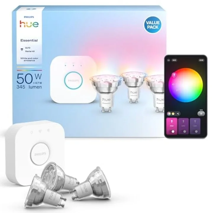 Essential 3lü GU10 Spot Başlangıç Seti 345 Lumen - 15.000 Saat Ampul Kullanım Ömrü