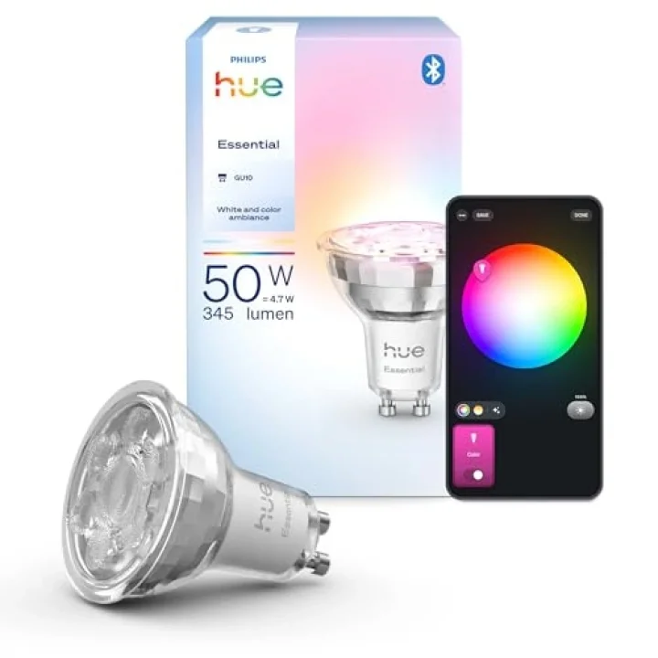 Essential 4.7W GU10 345 Lumen Renkli Akıllı Spot Ampul - 15.000 Saat Ampul Kullanım Ömrü